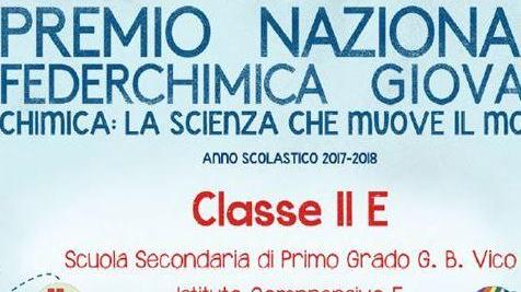 Chimica, che passione Prestigioso premio agli studenti della Vico