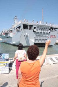 Sulla nave San Giustopartono 88 futuri ufficiali