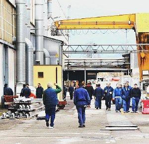 L’interno dello stabilimento AnsaldoBreda