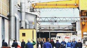 L’interno dello stabilimento AnsaldoBreda