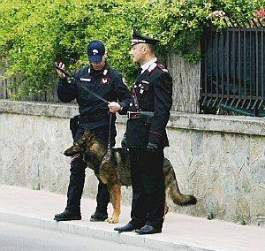 Un controllo dei carabinieri