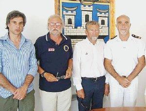 <strong>SKIPPER.</strong> Ricci, secondo da destra, alla presentazione