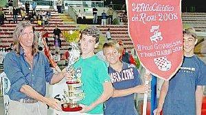 Il Grifone vincitore nel 2008 nella categoria Giovanissimi