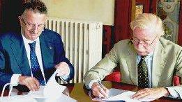 Roberto Doveri e Alessandro Caro firmano l’accordo