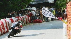 Manolo Zinanni su Kawasaki Ninja è stato il pilota provinciale più veloce della Macchino-Vellano