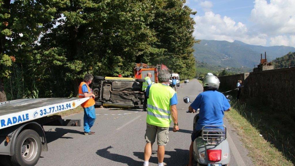 L'incidente sulla Provinciale