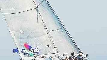 Coconut in azione durante una regata