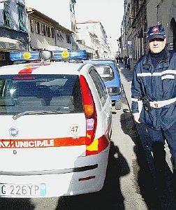 Polizia municipale a Fucecchio