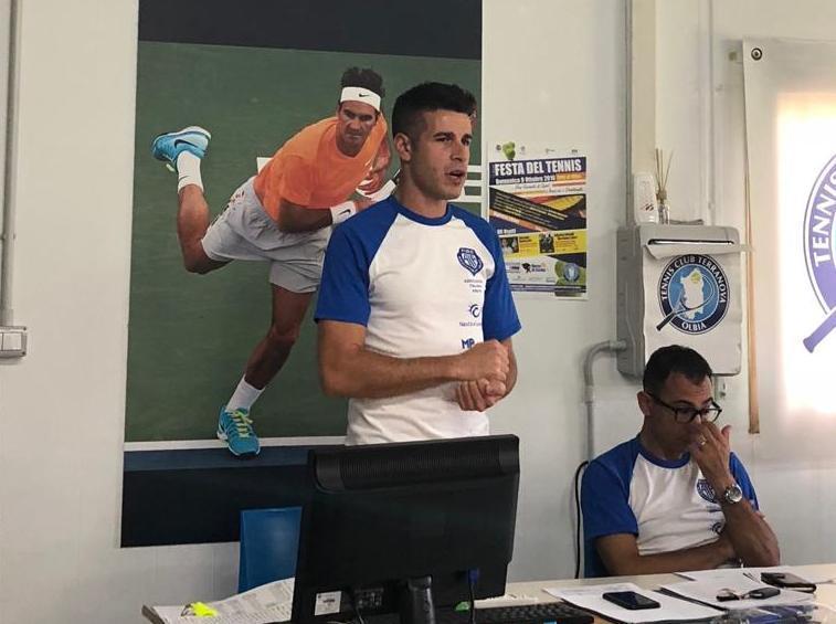 Antonio Giua al raduno degli arbitri galluresi 