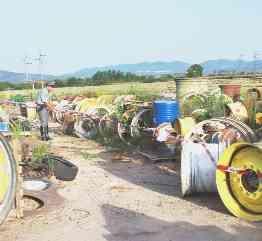 <strong>LA DISCARICA </strong>All’interno bombole del gas pneumatici camion e fusti di olii combustibili