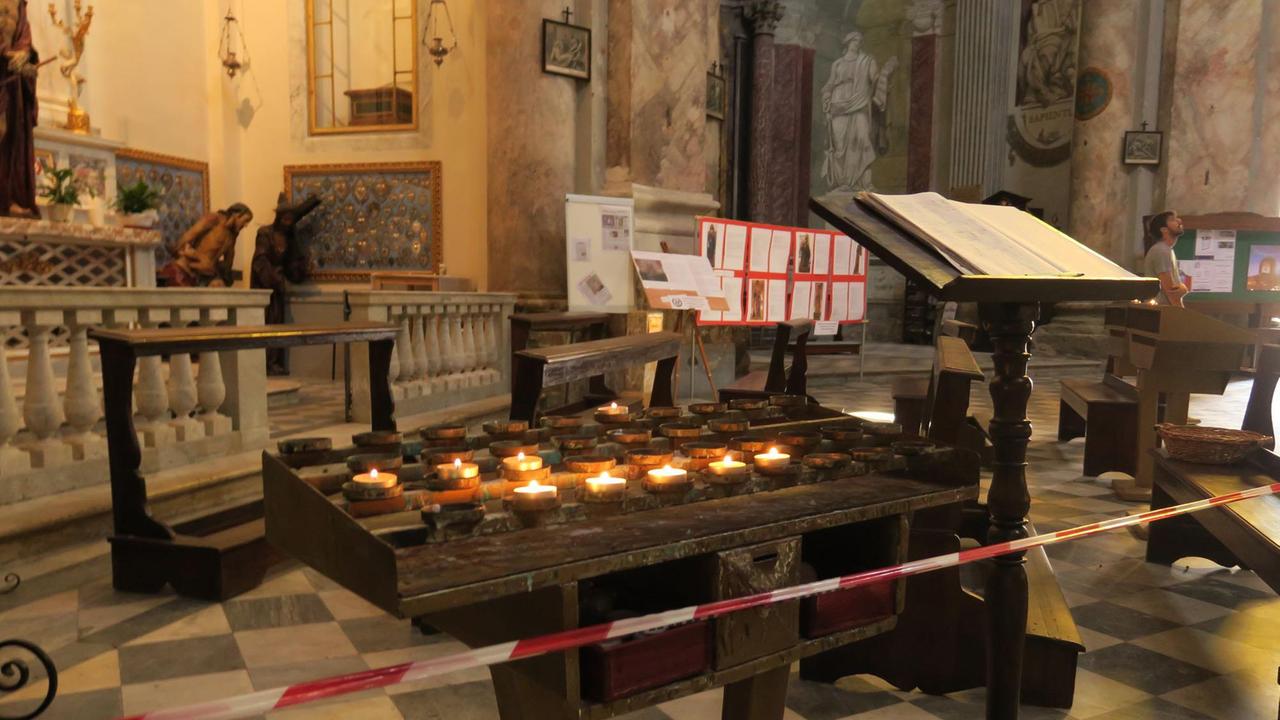 Soprintendenza: dalla cupola di S. Caterina venivano giù pezzi di intonaco