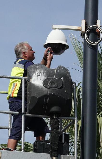 Lavori alle telecamere