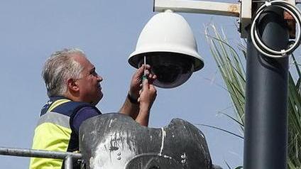 Lavori alle telecamere