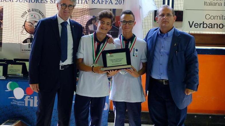 Andrea Pace e Andrea Rosella vicecampioni italiani di bocce