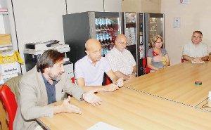 Una foto dell’unità di crisi istituita dall’Asl 3, che si è riunita sabato scorso per dare notizia dei primi contagi