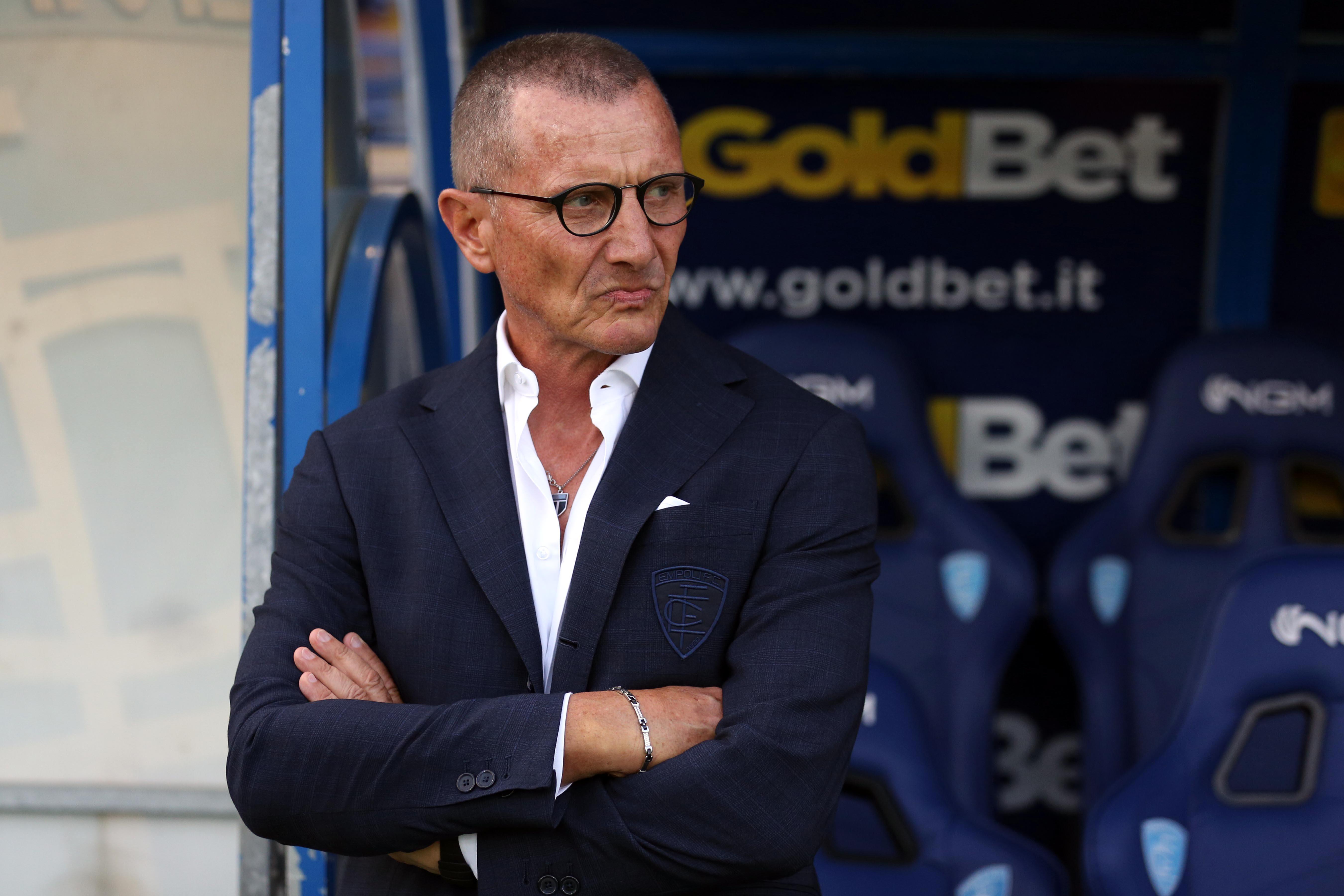 Il tecnico azzurro Aurelio Andreazzoli (foto agenzia Carlo Sestini)