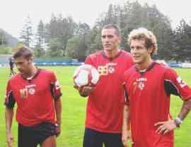 <strong>ATTENTI A QUEI TRE.</strong> Ciccio Tavano, Cristiano Lucarelli e Alex Diamanti