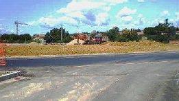 I lavori alla rotatoria di via Battisti