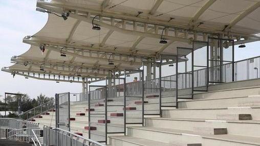 Lo stadio Strulli è pronto Le vele della copertura simbolo della nuova era