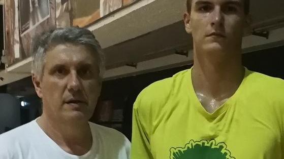 Il centro Gruevsky in prova con la Gea