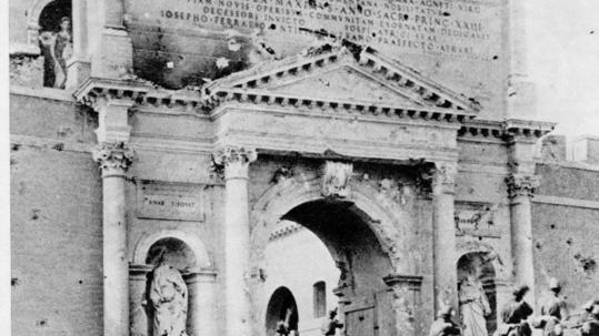 In piazza XX si ricorda la breccia di Porta Pia