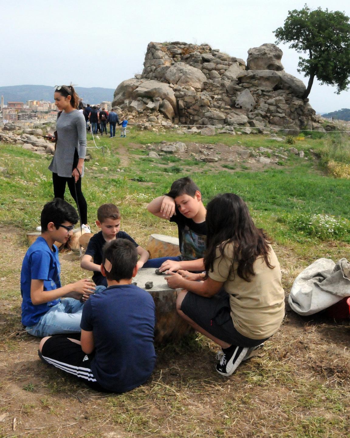 Il nuraghe di Tanca Manna spiegato ai bambini 