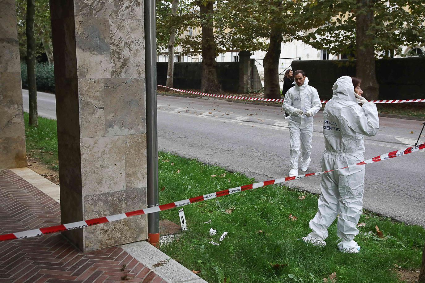 Il luogo dell'aggressione a Montelupo (foto agenzia Carlo Sestini)