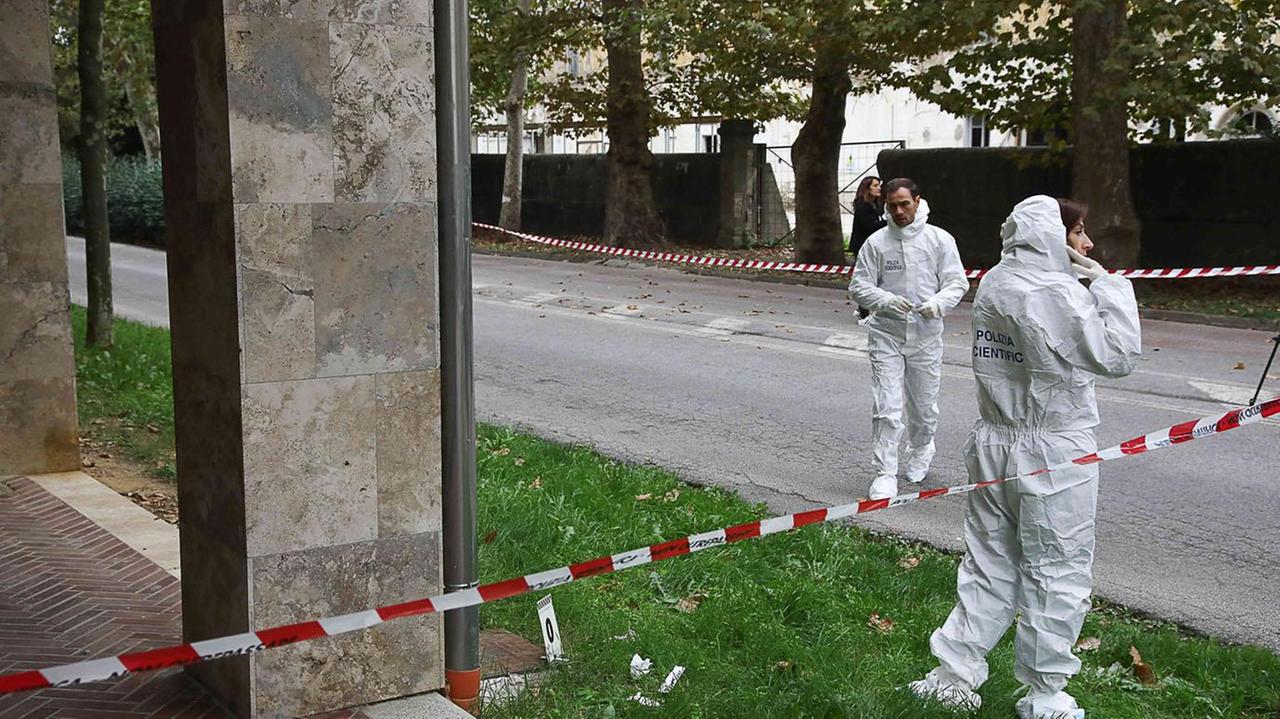 Il luogo dell'aggressione a Montelupo (foto agenzia Carlo Sestini)