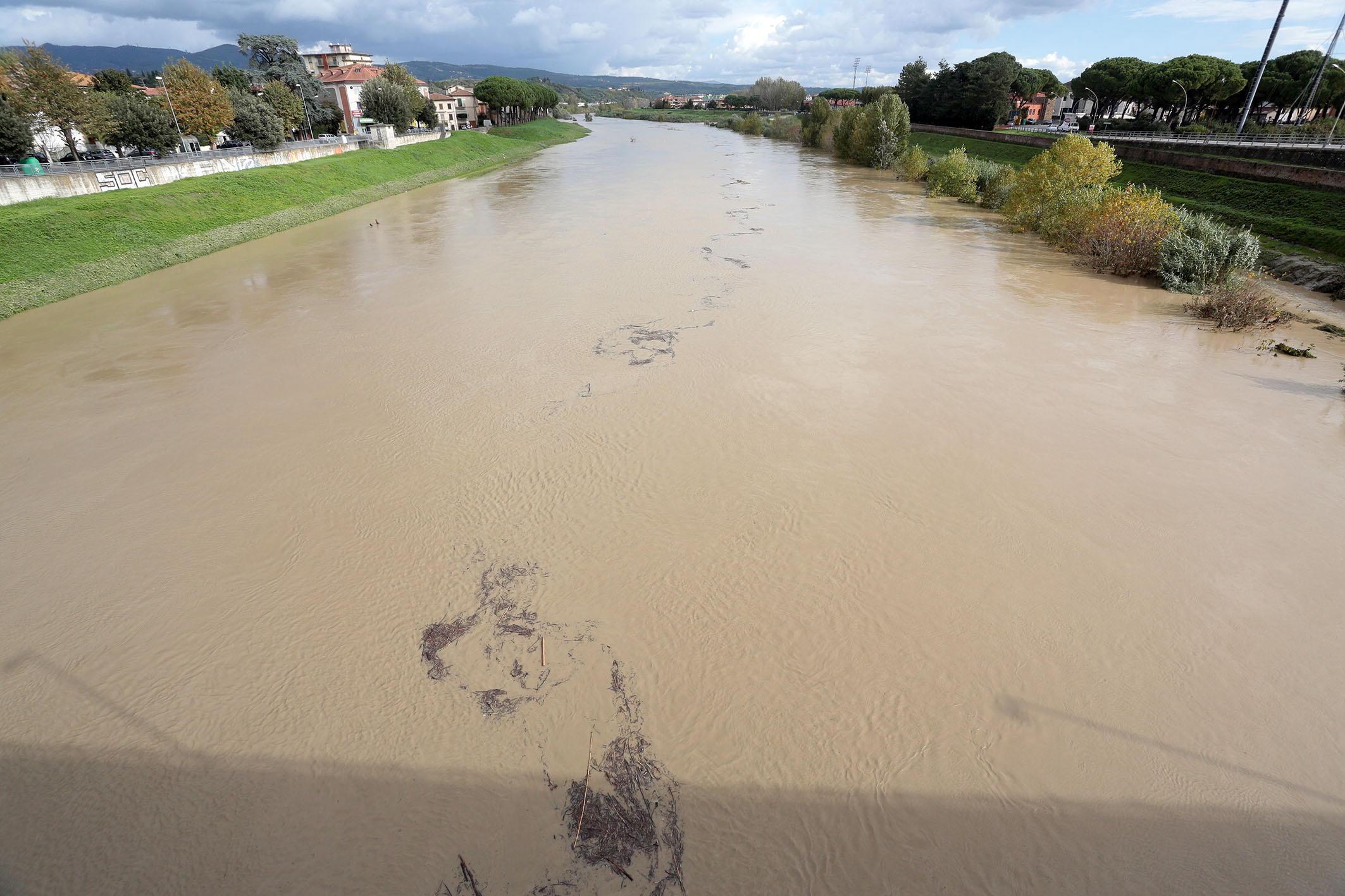 Una piena dell'Arno