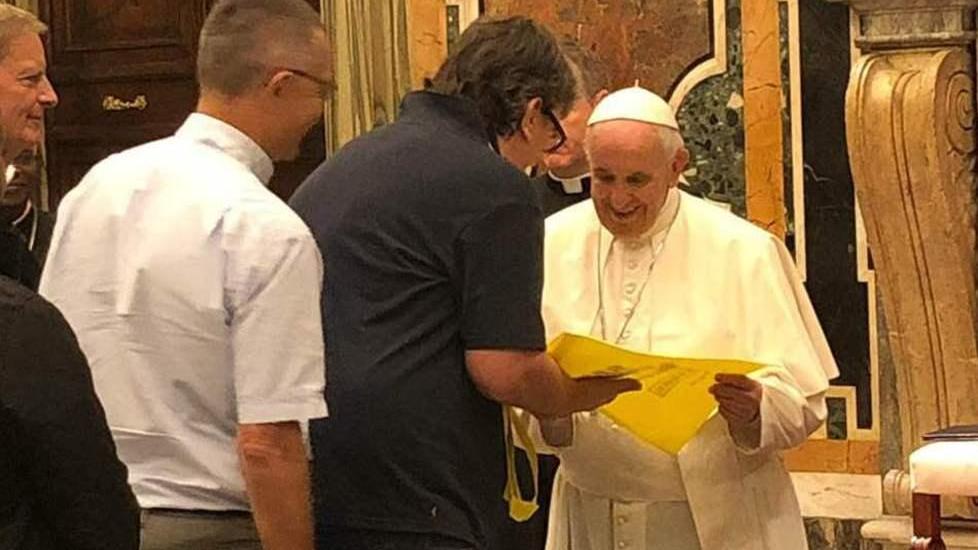 Migranti, don Biancalani incontra Papa Francesco 