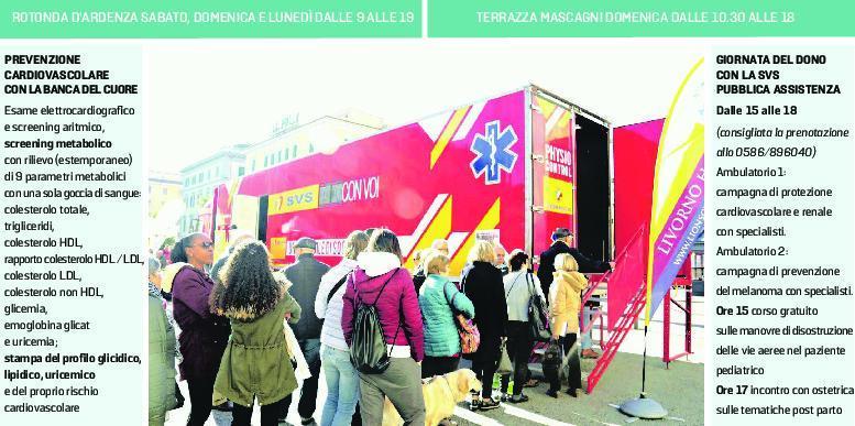 Visite renali e dermatologiche domenica alla Terrazza 