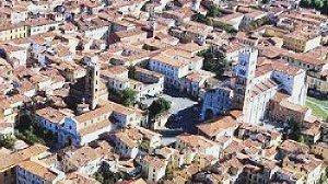 Una veduta dall’alto del centro storico
