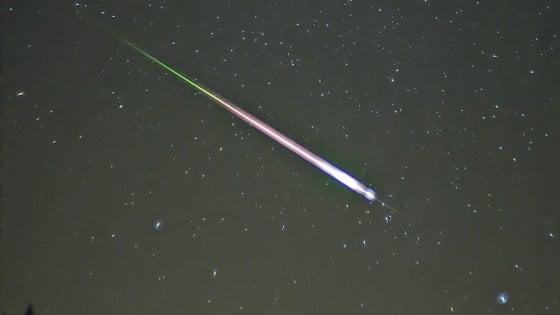 Anche in Toscana avvistata la maxi stella cadente