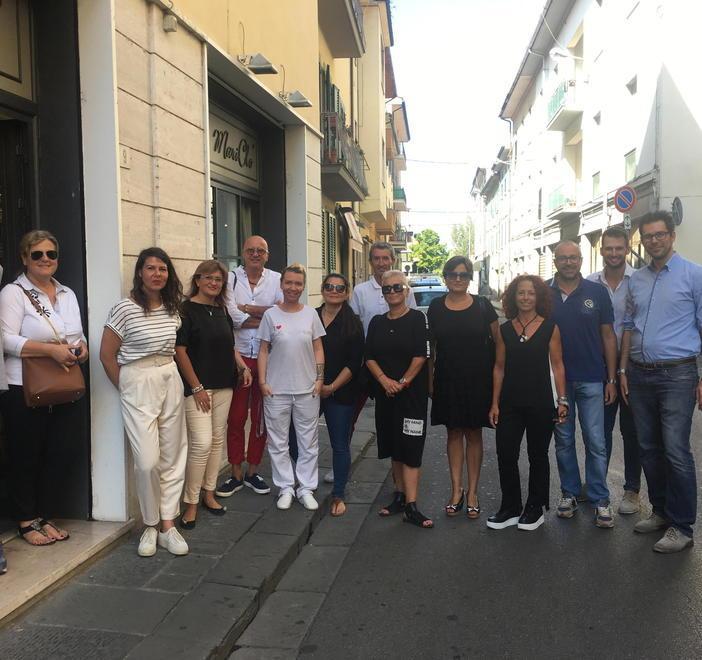 Via Guerrazzi senza posti auto Il progetto di Confesercenti 