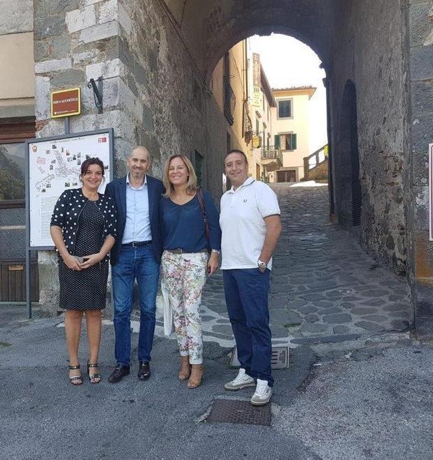 Parcheggio a rischio Sopralluogo a Coreglia della giunta regionale 