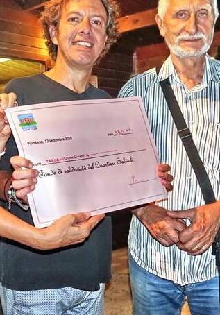 Apericena al pattinodromo e 400 euro di contributo al “Fondo di solidarietà”