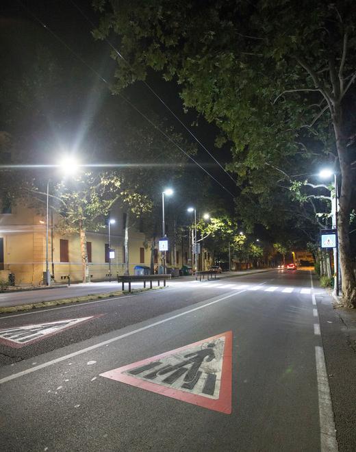 «Tutte le strisce illuminate» 