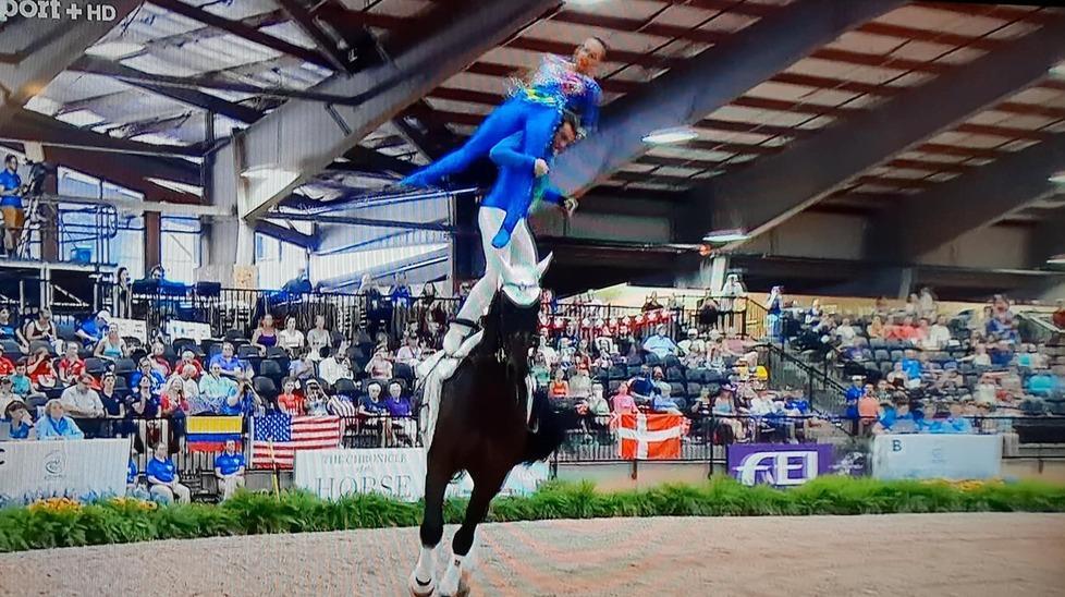 Silvia Stopazzini campionessa mondiale nel volteggio a cavallo 