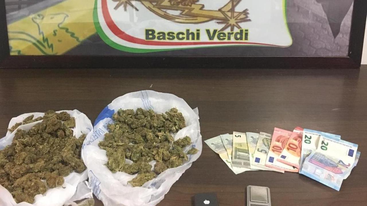 Spaccia marijuana sotto casa a Monte Rosello, fermato un 19enne 