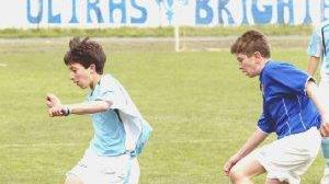 Una partita di calcio giovanile