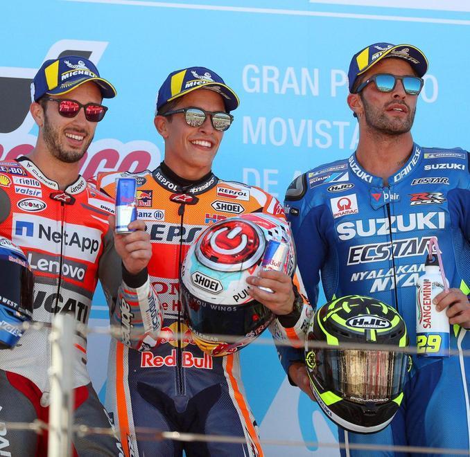El rey Marquez dà un’altra lezione di guida Niente da fare per Dovizioso e le Ducati 