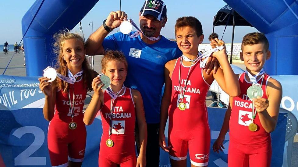Due giovanissimi sul podio