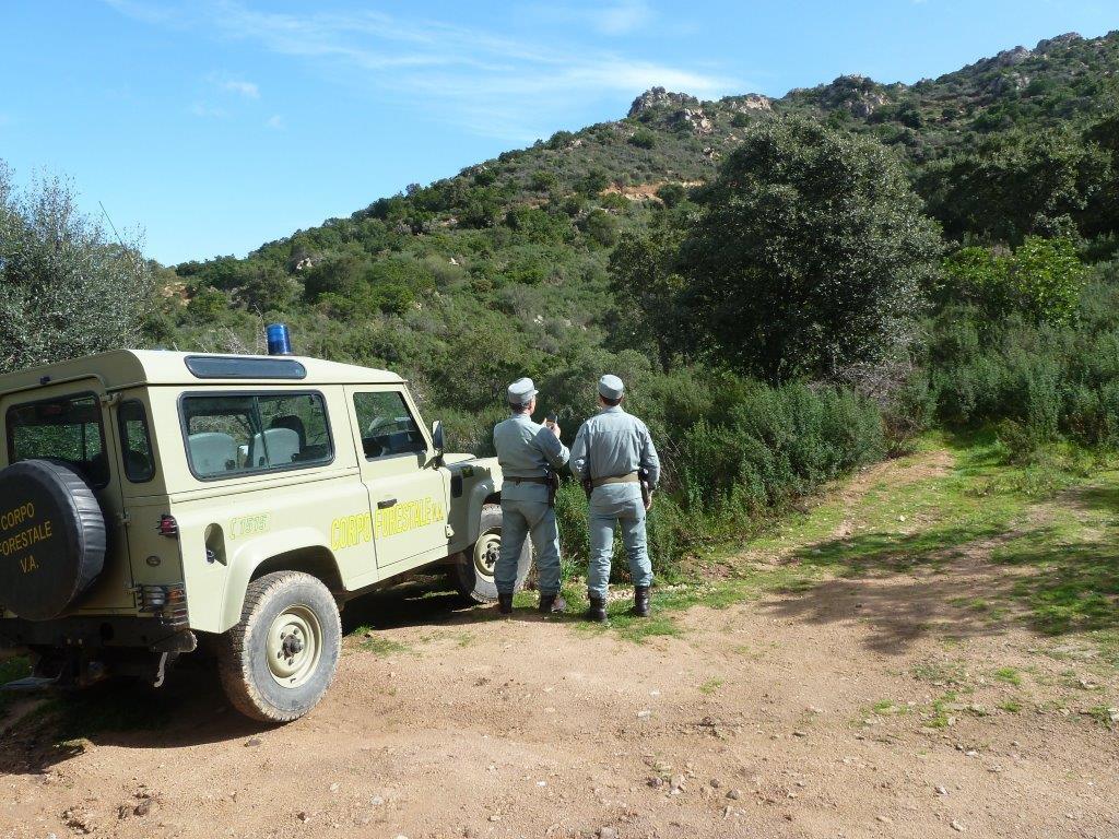 Escolca, il Corpo Forestale trova in campagna una pistola carica