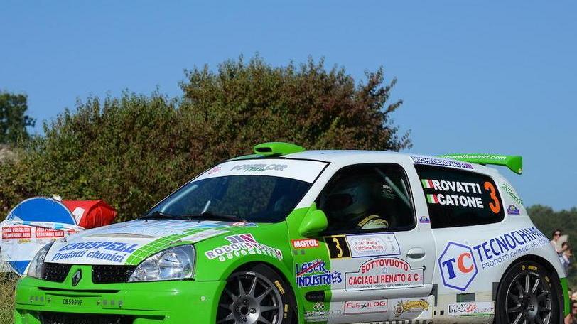 Rovatti-poker al Rally di Casciana con la sua Renault Clio S1600