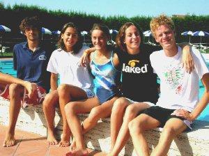 Giovani atleti del Nuoto Valdinievole