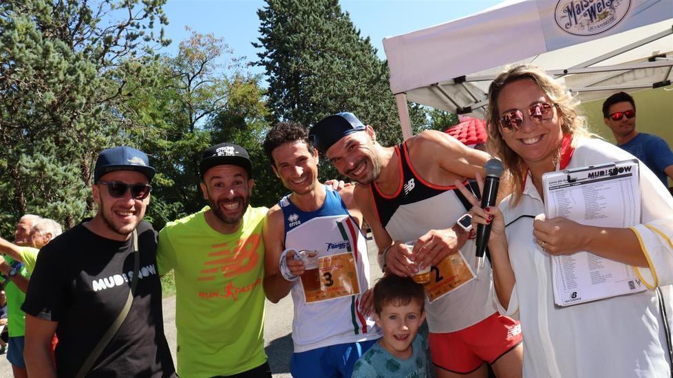 Corno alle Scale Trail Modena e Pigoni insieme al traguardo