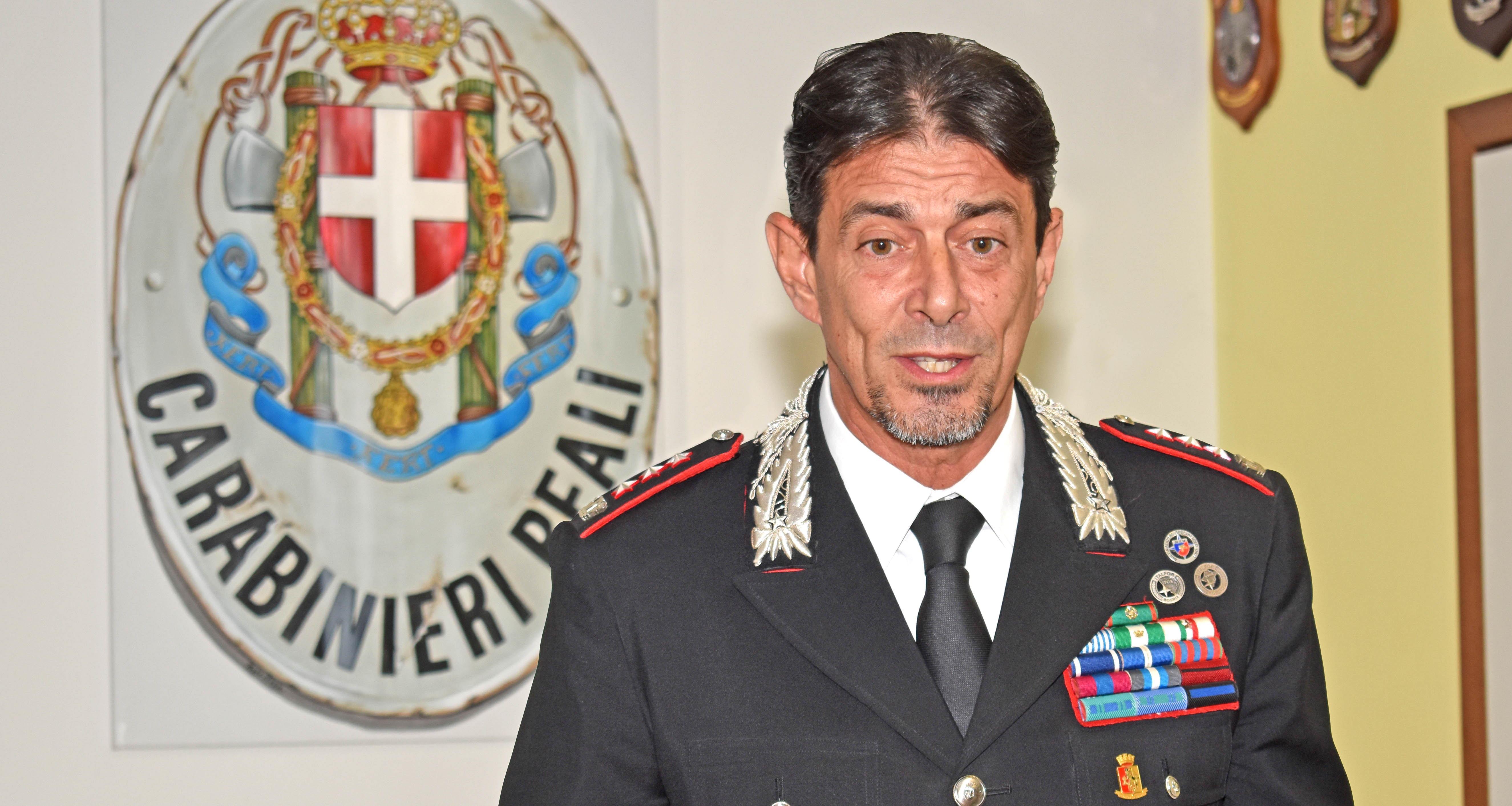 Carabinieri, Gianni Fedeli è il nuovo comandante provinciale
