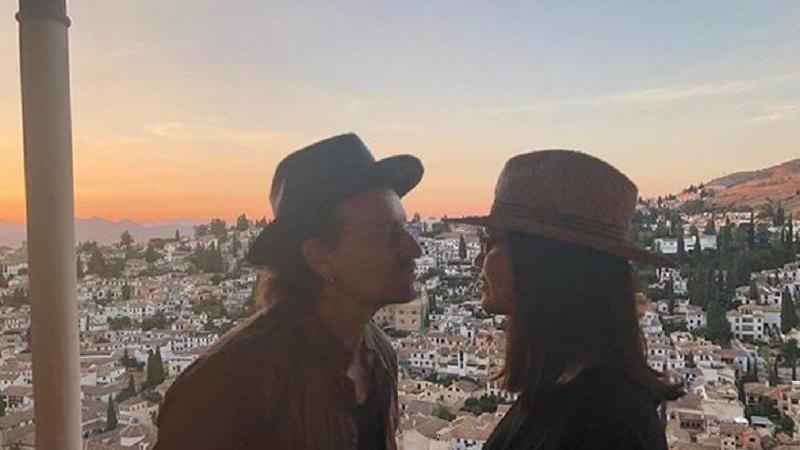 Bono Vox e la moglie Ali (foto dal profilo Instagram degli U2)