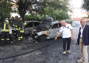 Bruciata l'auto di un avvocato