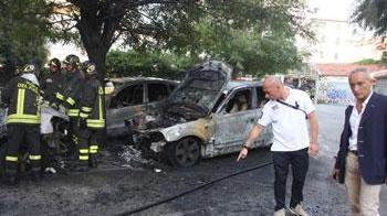 Bruciata l'auto di un avvocato